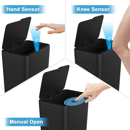 Naisu 2 Pack 4 Gal Bathroom Trash Can - Image 6