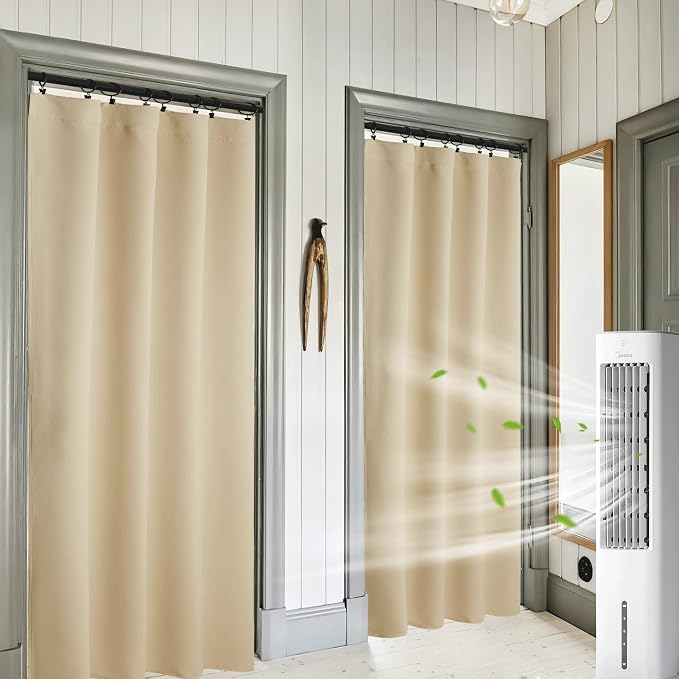 RYB HOME Blackout Curtains for Living Room, Large Window Shades for Bay Window - Image 5