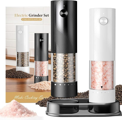 Electric Salt and Pepper Grinder Set by Unknown