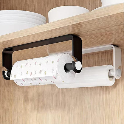 Aheucndg Under Cabinet Paper Towel Holder, Self Adhesive Wall Mount Paper Towel - Image 4