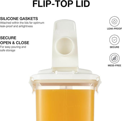 LocknLock Aqua Fridge Door Water Jug | Clear Pitcher | BPA Free Plastic Pitcher - Image 6