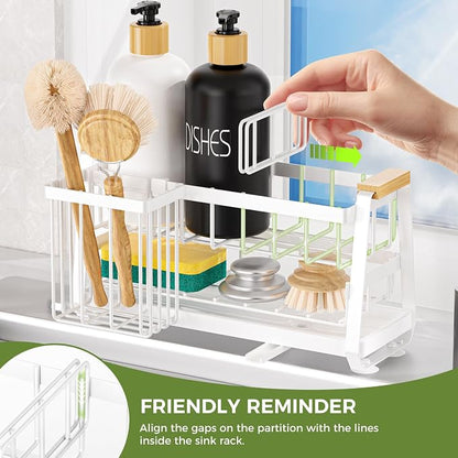 Sponge Holder for Kitchen Sink, Kitchen Sink Caddy - Image 4
