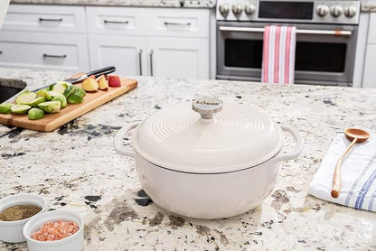 Lodge 3 Quart Enameled Cast Iron Dutch Oven - Image 2
