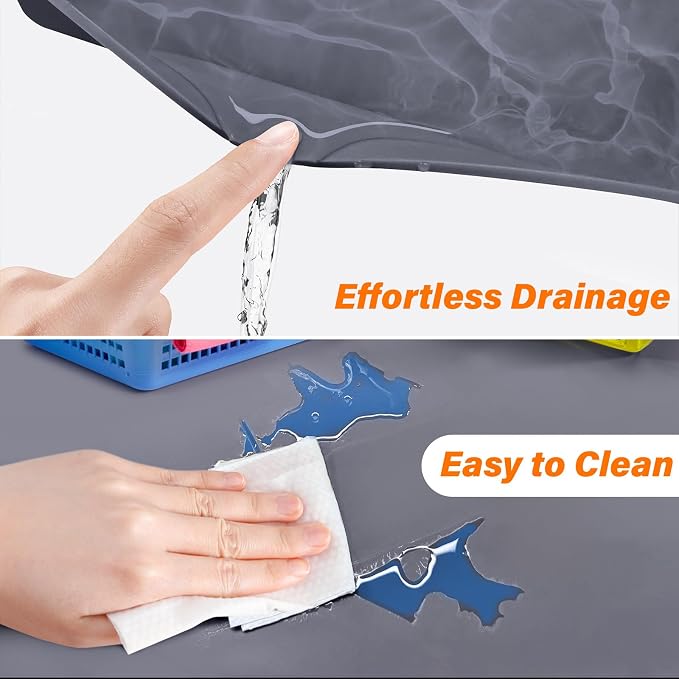 FLATO Waterproof Under Sink Mat 40" x 22" Shelf Liner - Image 3