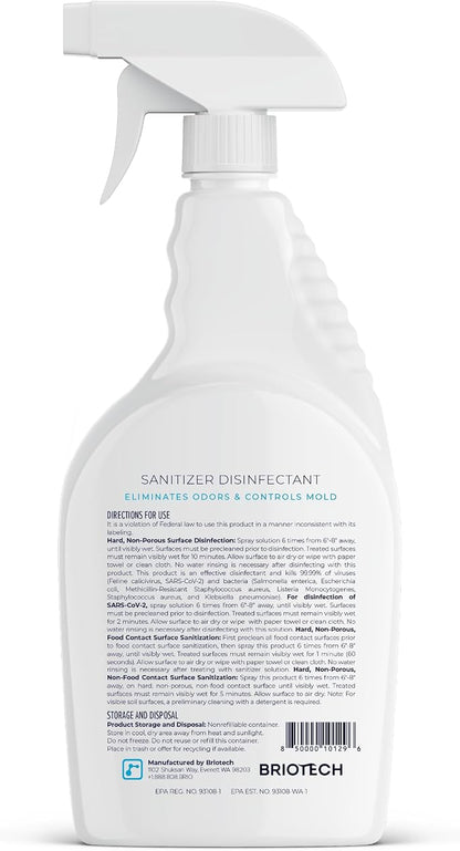 BRIOTECH Sanitizer Disinfectant Hypochlorous Spray, Kill 99.99% of Viruses & - Image 9