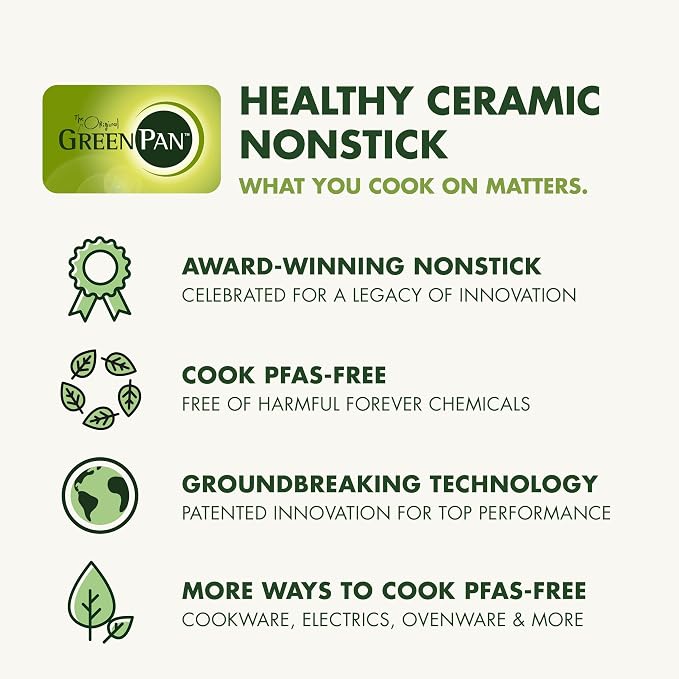 GreenPan Hybrid 8” Nonstick Stainless Steel Frying Pan Skillet, APEX Tri-Ply - Image 9
