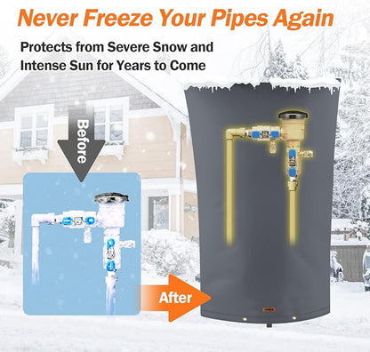 TOHONFOO Backflow Preventer Pipe Insulation Cover - Image 3