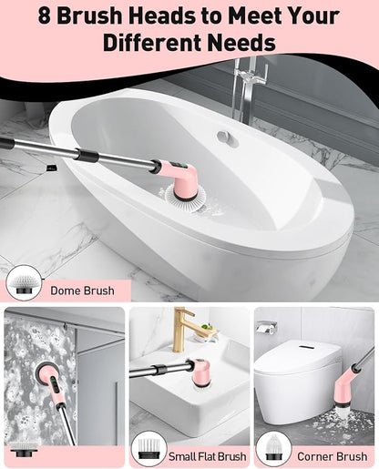 Electric Spin Scrubber for Cleaning Bathroom, Shower Scrubber Cordless Cleaning - Image 4