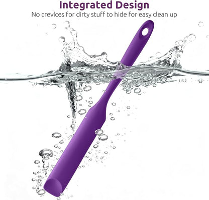 U-Taste Silicone Jar Spatula for Sourdough Starter: Long Skinny Food-Grade Jam - Image 9
