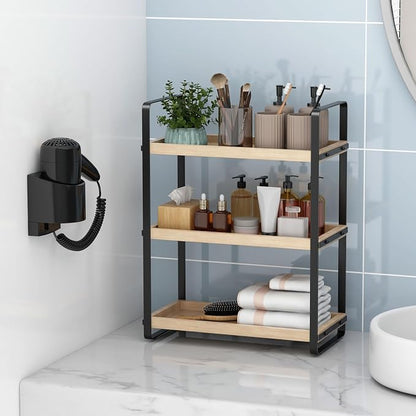 HNRLOY Bathroom Counter Organizer, Bathroom Countertop Organizer, Counter Shelf - Image 5