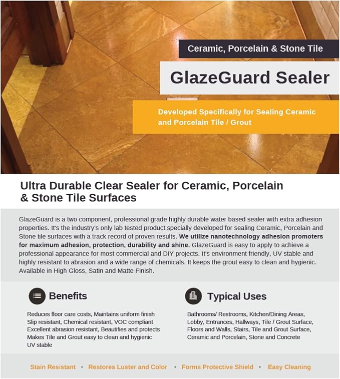 GlazeGuard Matte Floor Sealer Wall Sealer - Image 10