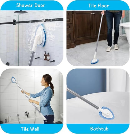 Shower Scrubber, Bathroom Tub and Tile Cleaner Brush - Image 8