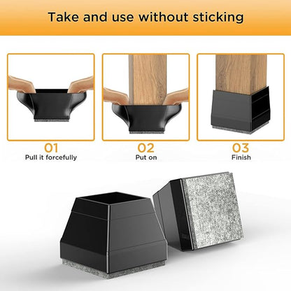CHWM Square Chair Leg Protectors - Image 3