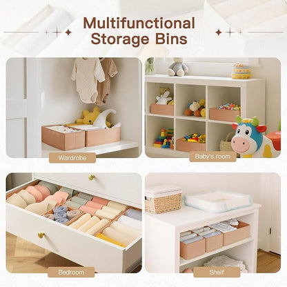Criusia Drawer Organizer Clothes, 10 Pack Dresser Organizer - Image 5