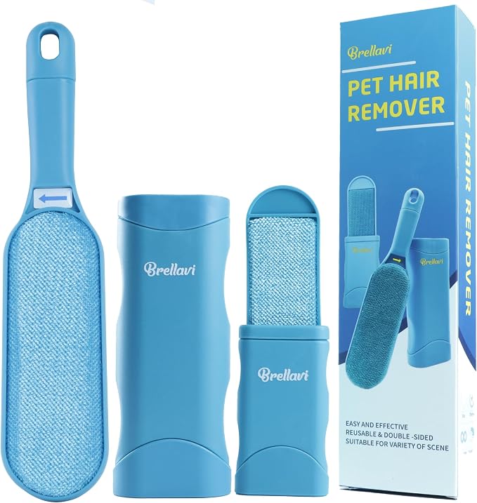 Pet Hair Remover for Clothes: Reusable Dog Cat Fur Lint Removal Brush for - Image 2