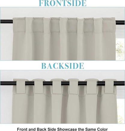 RYB HOME Small Window Curtains Blackout, Privacy Thermal Insulating Drapes - Image 7