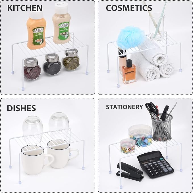 Kitchen Shelves, Cabinet Organization Mini Storage Shelf, Storage Rack Organizer - Image 3
