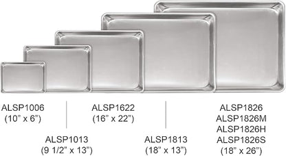 Excellante 9 1/2" X 13" Quarter Size Aluminum Sheet Pan, Comes In Each - Image 4