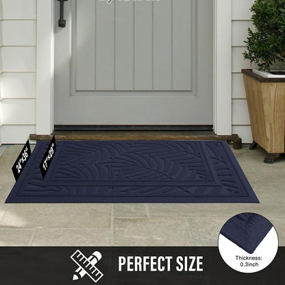 Front Door Mat, Absorbent Resist Dirt Welcome Door Mat Indoor Outdoor, - Image 6