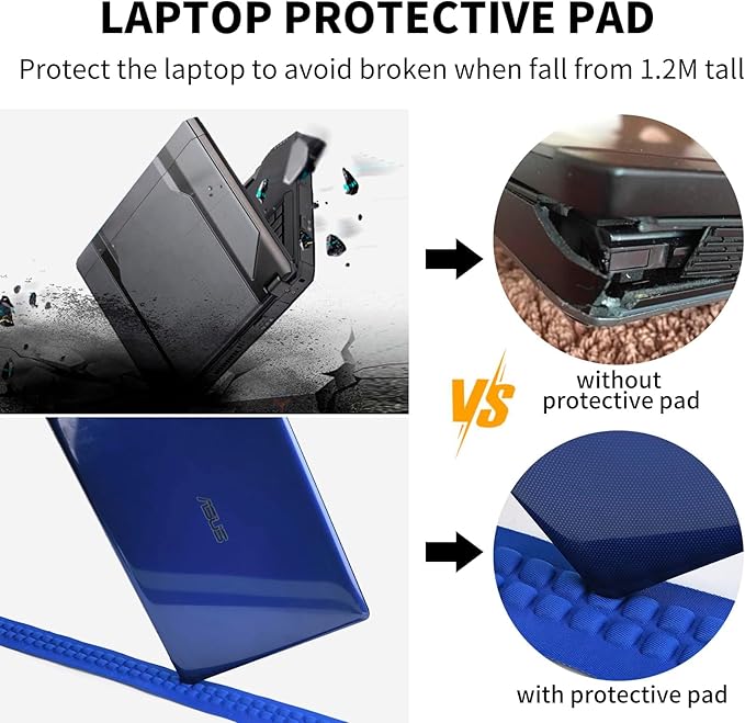 DUSLANG 17 Inch Laptop Backpack for Travel Water Resistant College Backpack for Men Women Laptop Bag with USB Charging Port,Black