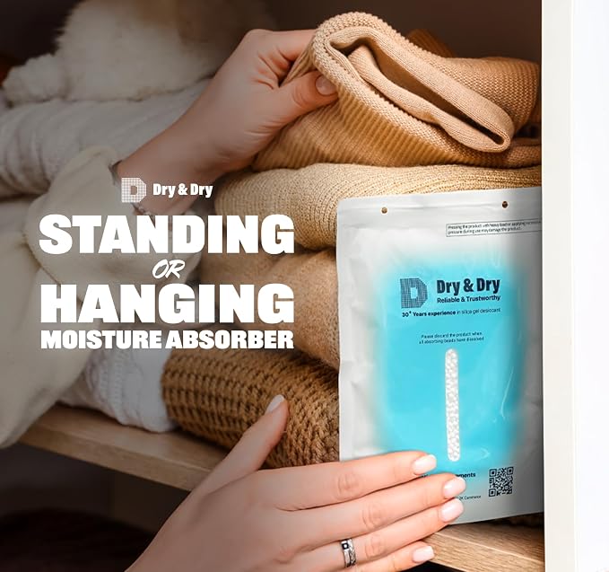 Dry & Dry 12 Packs Hybrid Moisture Absorbers & Musty Odor Eliminator - Image 2