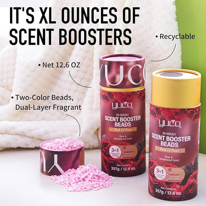 YUCO Scent Beads Laundry Natural, Ultra-Concentrated Two-Color Laundry Beads - Image 4