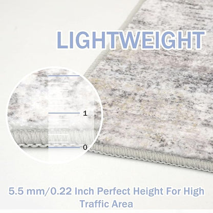 IOHOUZE Abstract Area Rugs 9x12 Ft Washable Large Rugs - Image 4