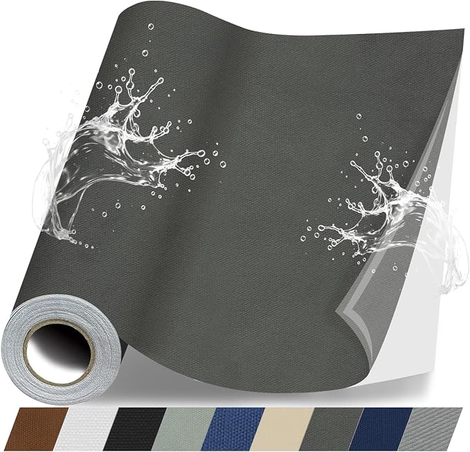 Fabric Repair Patches, 17X79 Inch Canvas Self-Adhesive Fabric Patches Tape by Lifeshoon