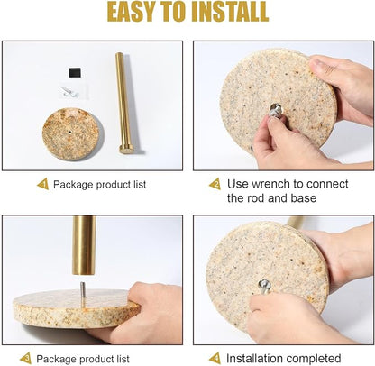 Koville Paper Towel Holder Countertop, Standing Paper Roll Holder - Image 4