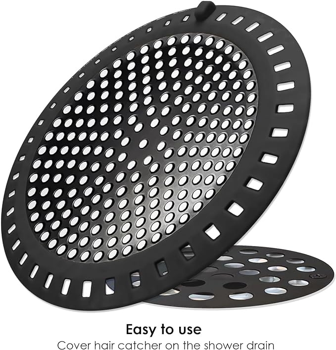 2PCS Shower Hair Drain Catcher/Strainer/Cover/Filter/Trap, Hair Stopper Floor - Image 3