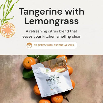 Grab Green Garbage Disposal Freshener and Cleaner Pods, Tangerine - Image 6