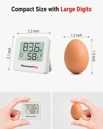 ThermoPro TP357 Digital Hygrometer Indoor Thermometer of 260FT, Room - Image 9