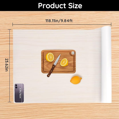 Shelf Liners for Cabinets, 23.6"W x 118"L x 0.03"T, Kitchen Drawer Liners - Image 2