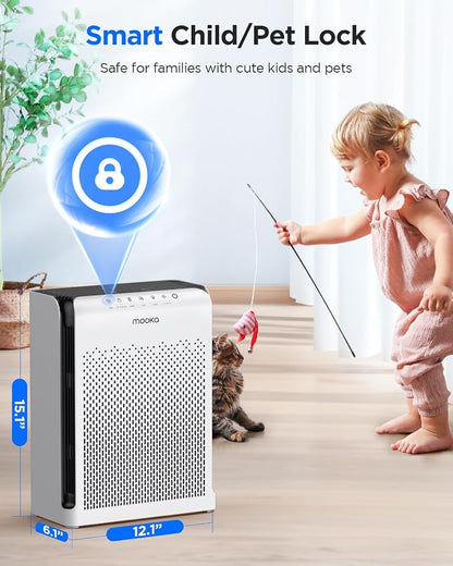 Air Purifiers for Home Large Room up to 2200ft², MOOKA Air Purifier for Home - Image 9