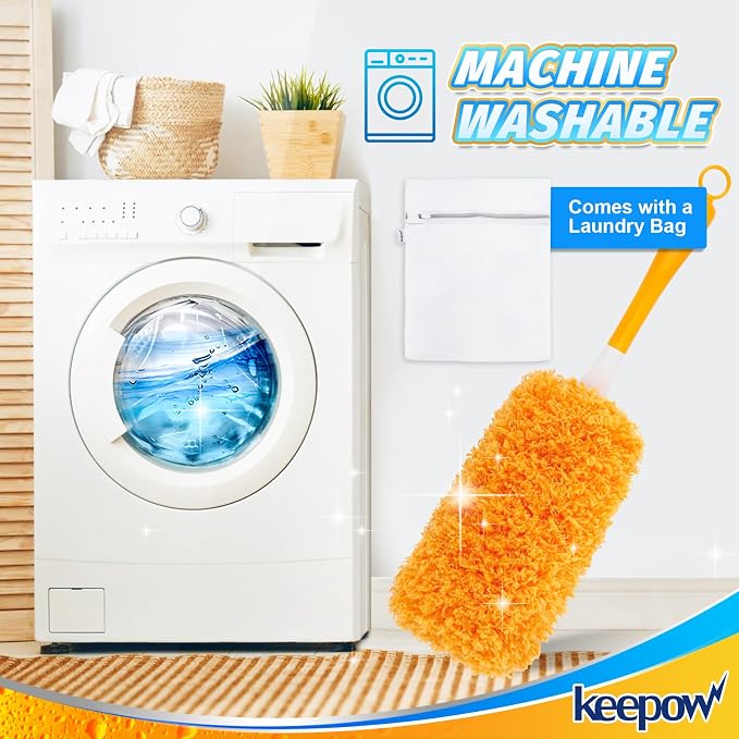 KEEPOW Reusable Microfiber Duster Refill Compatible - Image 8