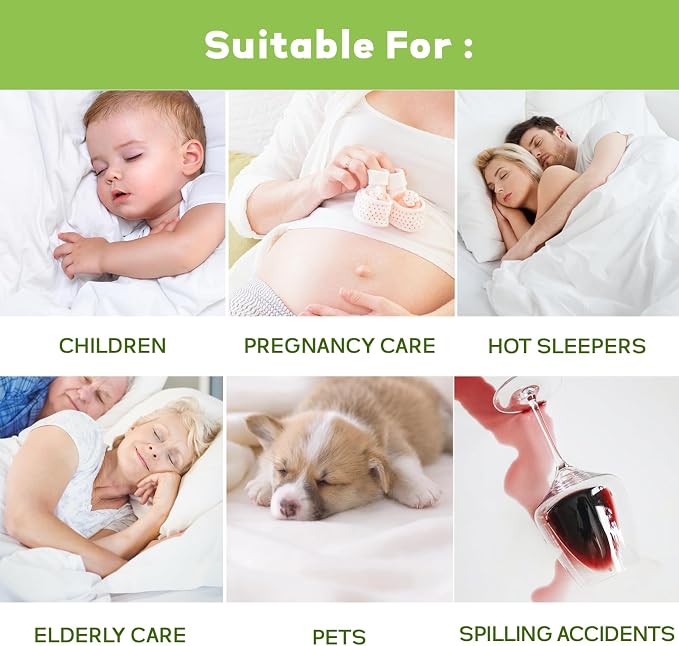 Luxury King Size Tencel Waterproof Mattress Protector Deep Pocket - Image 8