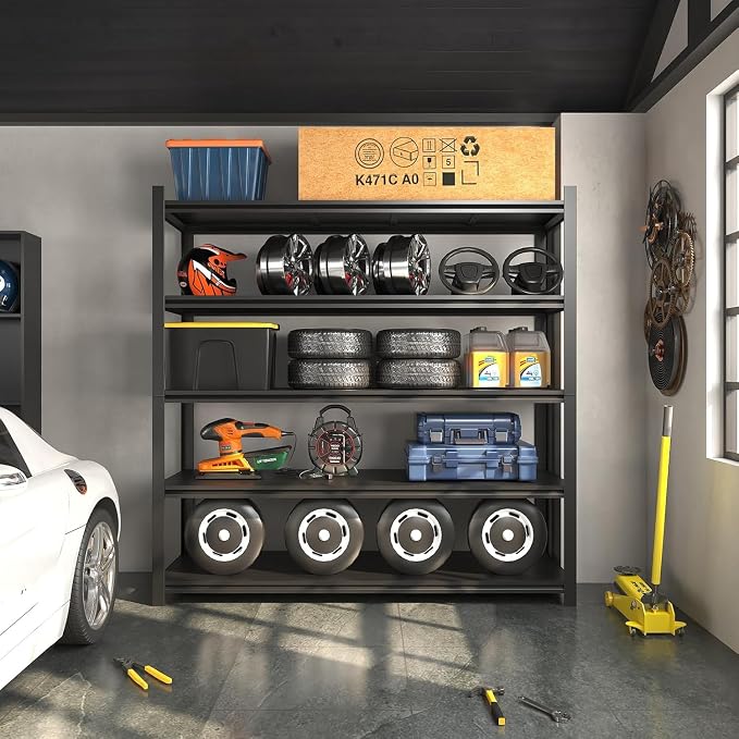 48.2" W Garage Shelving 3000LBS Storage Shelves Heavy Duty Garage Storage - Image 5