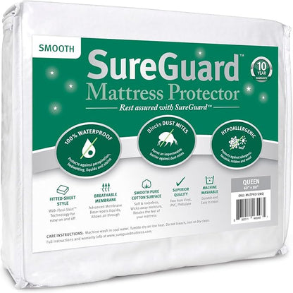 SureGuard Queen Size Mattress Protector by SureGuardMattressProtectors