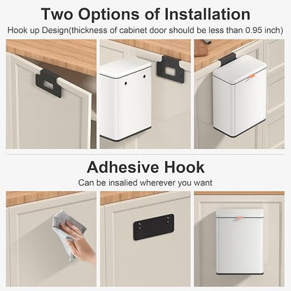 Mbillion Kitchen Compost Bin Hanging Trash Can - Image 4