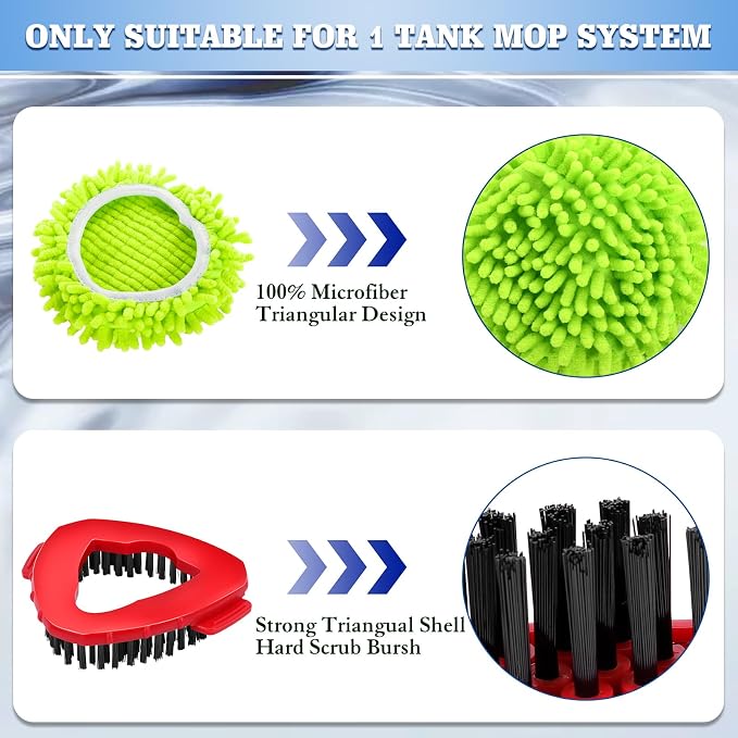 4 Pack Spin Mop Replacements Head Compatible - Image 3