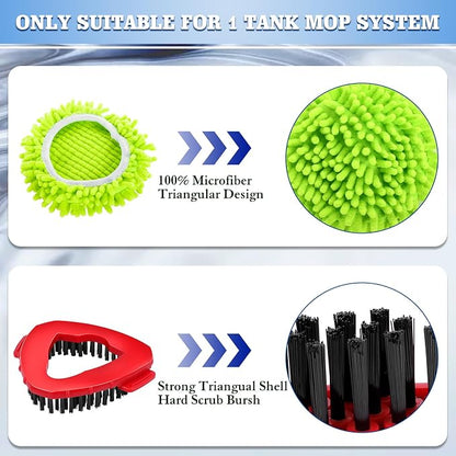 4 Pack Spin Mop Replacements Head Compatible - Image 3