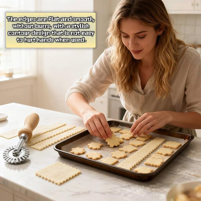 Pastry Wheel Cutter, 2 Inch Ravioli Cutter - Image 2
