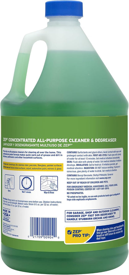 Zep All-Purpose Cleaner and Degreaser 128 oz ZU0567128 Cleans Almost Any Surface - Image 3