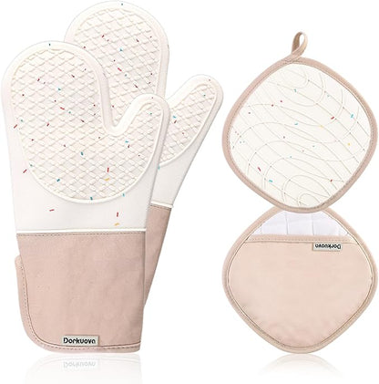 Oven Glove Cute, Cooking Mittens, Oven Mittens by Dorkuovahome
