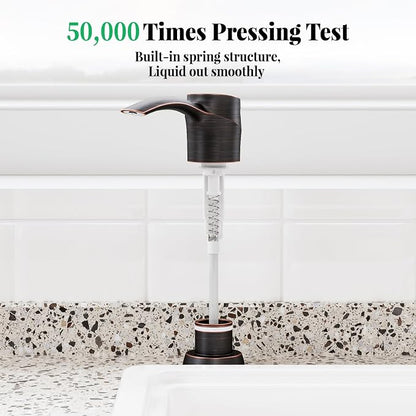 SAMODRA Kitchen Sink Soap Dispenser Oil Rubbed Bronze Built-in Soap Dispenser - Image 5