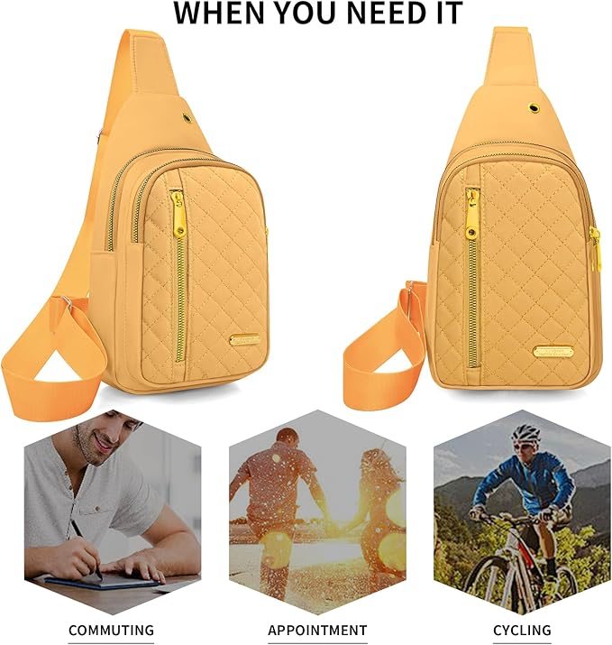 Small Sling Bag For Women Men Casual Crossbody Sling Backpack