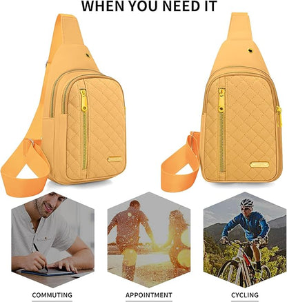 Small Sling Bag For Women Men Casual Crossbody Sling Backpack