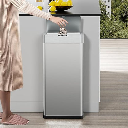 TLSUNNY 18.5 Gallon Motion Sensor Trash Can, Touchless Automatic Garbage Can - Image 7