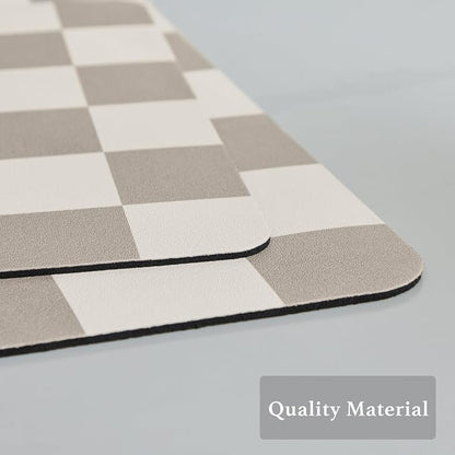 Ohocut Checkered Dish Drying Mat - Image 5