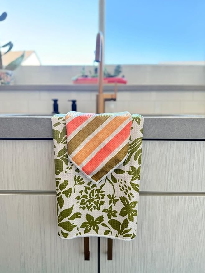 Microfiber Hand Towel & Washcloth Set of 2 - Image 2